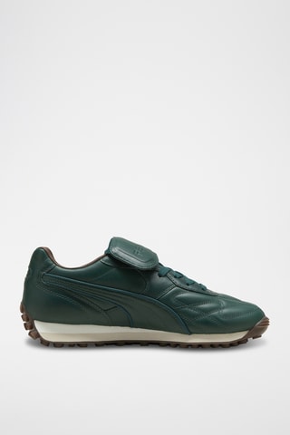 Baskets en cuir de veau Avanti L Fenty - Vert foncé