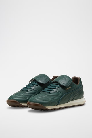 Baskets en cuir de veau Avanti L Fenty - Vert foncé