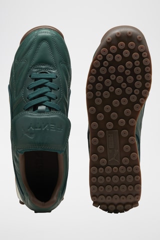 Baskets en cuir de veau Avanti L Fenty - Vert foncé