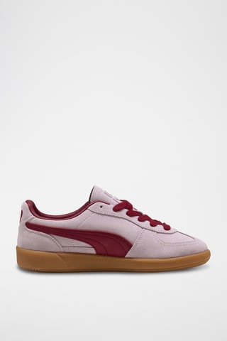 Baskets en nubuck Palermo - Mauve