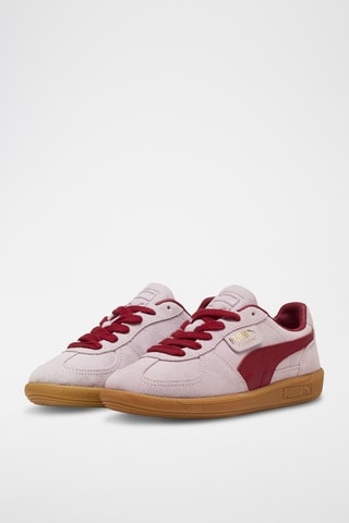 Baskets en nubuck Palermo - Mauve