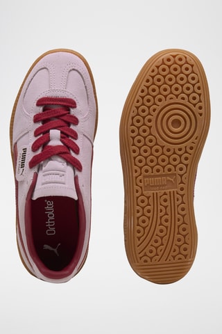 Baskets en nubuck Palermo - Mauve