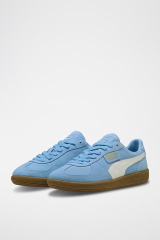 Baskets en nubuck Palermo - Bleu clair