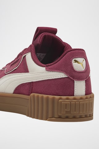 Baskets en cuir de veau nubuck Carina 3.0 Luxe SD - Bordeaux