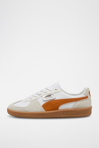 Baskets en nubuck Palermo Lth– Blanc
