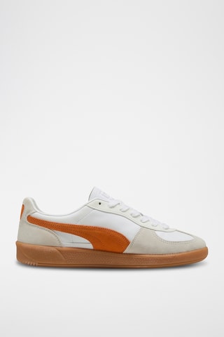 Baskets en nubuck Palermo Lth– Blanc