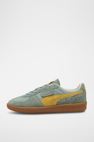 Baskets en nubuck Palermo - Vert d’eau