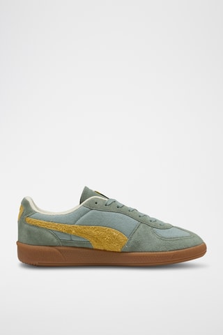 Baskets en nubuck Palermo - Vert d’eau