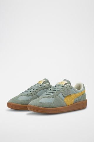 Baskets en nubuck Palermo - Vert d’eau