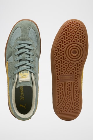 Baskets en nubuck Palermo - Vert d’eau