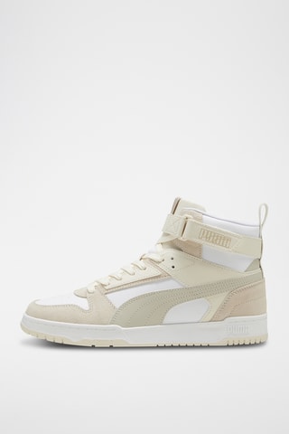 Baskets montantes en nubuck RBD Game - Blanc