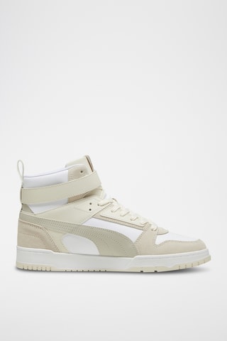 Baskets montantes en nubuck RBD Game - Blanc