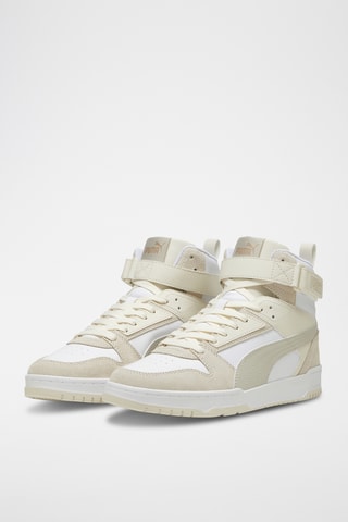Baskets montantes en nubuck RBD Game - Blanc