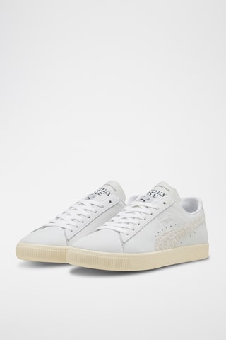 Baskets en cuir Clyde Laundry - Blanc