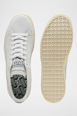 Baskets en cuir Clyde Laundry - Blanc