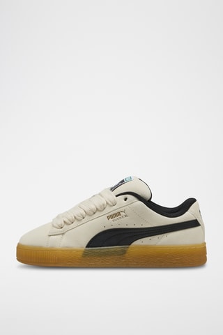 Baskets en cuir Suede XL Dark Risk - Ecru