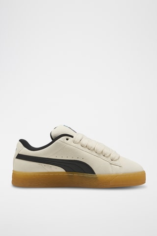 Baskets en cuir Suede XL Dark Risk - Ecru