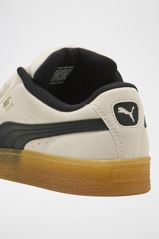 Baskets en cuir Suede XL Dark Risk - Ecru