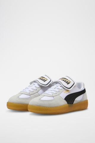 Baskets en cuir Palermo Moda Tongue Wns - Gris clair