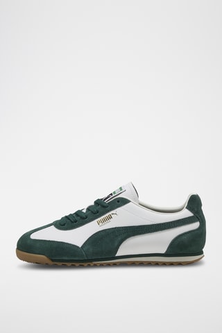 Baskets en cuir Arizona Retro - Blanc et vert