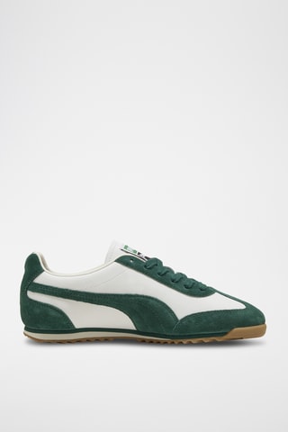 Baskets en cuir Arizona Retro - Blanc et vert