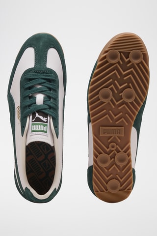 Baskets en cuir Arizona Retro - Blanc et vert