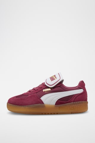 Baskets en nubuck Palermo Moda Tongue Wns - Bordeaux et blanc