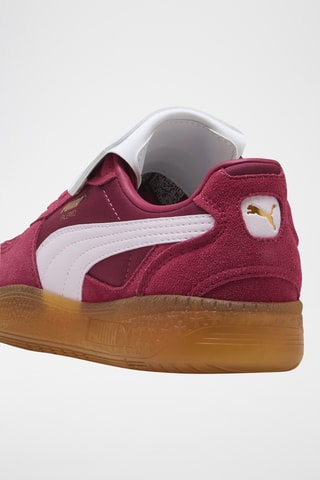 Baskets en nubuck Palermo Moda Tongue Wns - Bordeaux et blanc