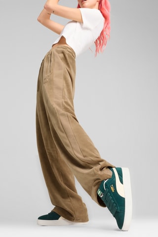 Baskets en nubuck XL - Vert