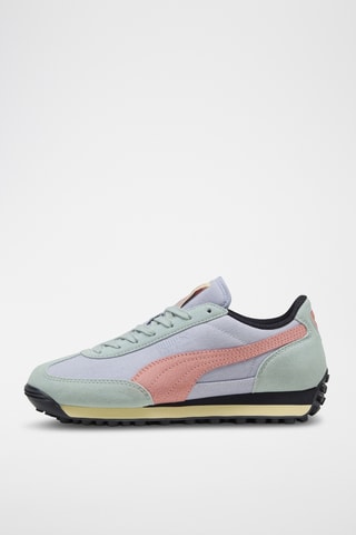 Baskets en nubuck Easy Rider Weathered - Vert d’eau et rose