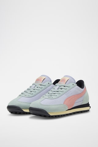 Baskets en nubuck Easy Rider Weathered - Vert d’eau et rose