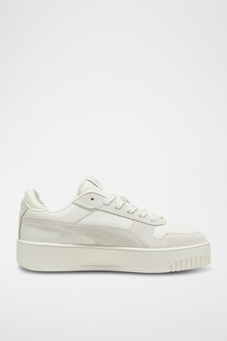 Baskets en cuir Carina Street SD - Blanc
