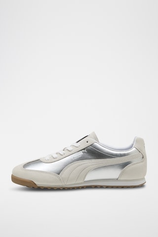 Baskets en nubuck Arizona Astro Escape - Argenté et blanc