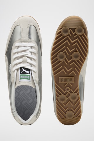Baskets en nubuck Arizona Astro Escape - Argenté et blanc