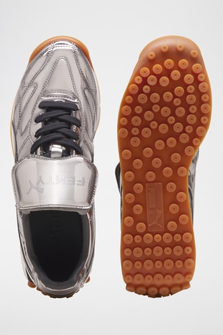 Baskets en cuir de veau Avanti C Fenty - Argenté