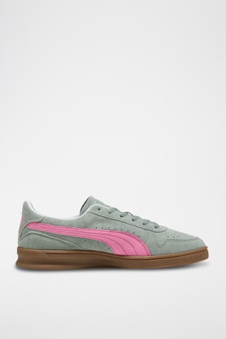 Baskets en cuir Indoor Soft - Vert clair