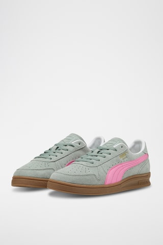 Baskets en cuir Indoor Soft - Vert clair