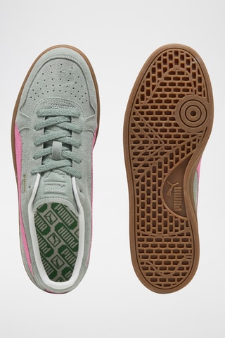 Baskets en cuir Indoor Soft - Vert clair