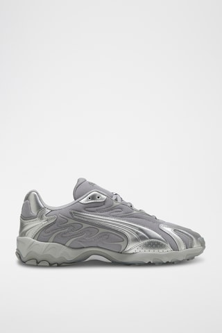 Baskets Inhale Metallic - Gris clair