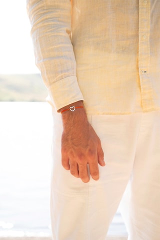 Bracelet Cœur Vide - Plaqué argent