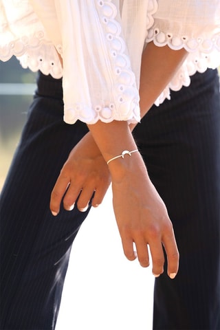 Bracelet Lune - Plaqué or jaune