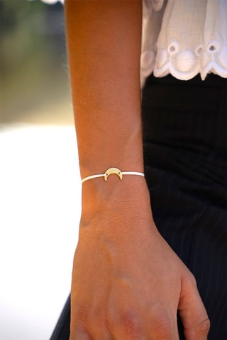 Bracelet Lune - Plaqué or jaune
