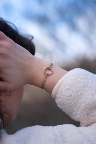 Bracelet plaqué or jaune Pulsion