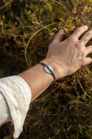 Bracelet plaqué argent Orage