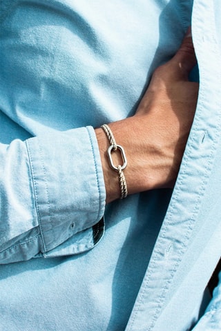 Bracelet plaqué argent Hune