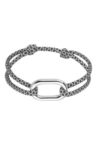 Bracelet plaqué argent Toile