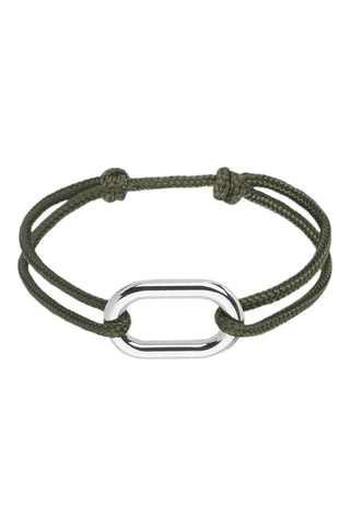 Bracelet plaqué argent Traille