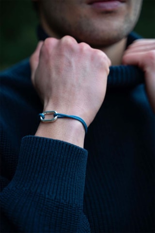 Bracelet plaqué argent Quille