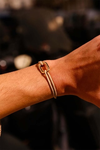 Bracelet plaqué or jaune Madeleine