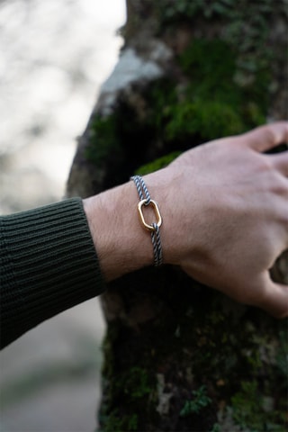 Bracelet plaqué or jaune Seine